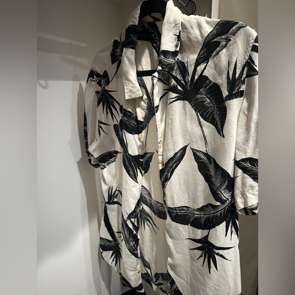 All Saints Men’s Short Sleeve Button up